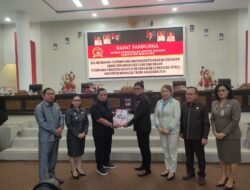 Pemkab Minahasa Sampaikan Rancangan Perubahan KUA dan PPAS 2026 di kantor DPRD Minahasa